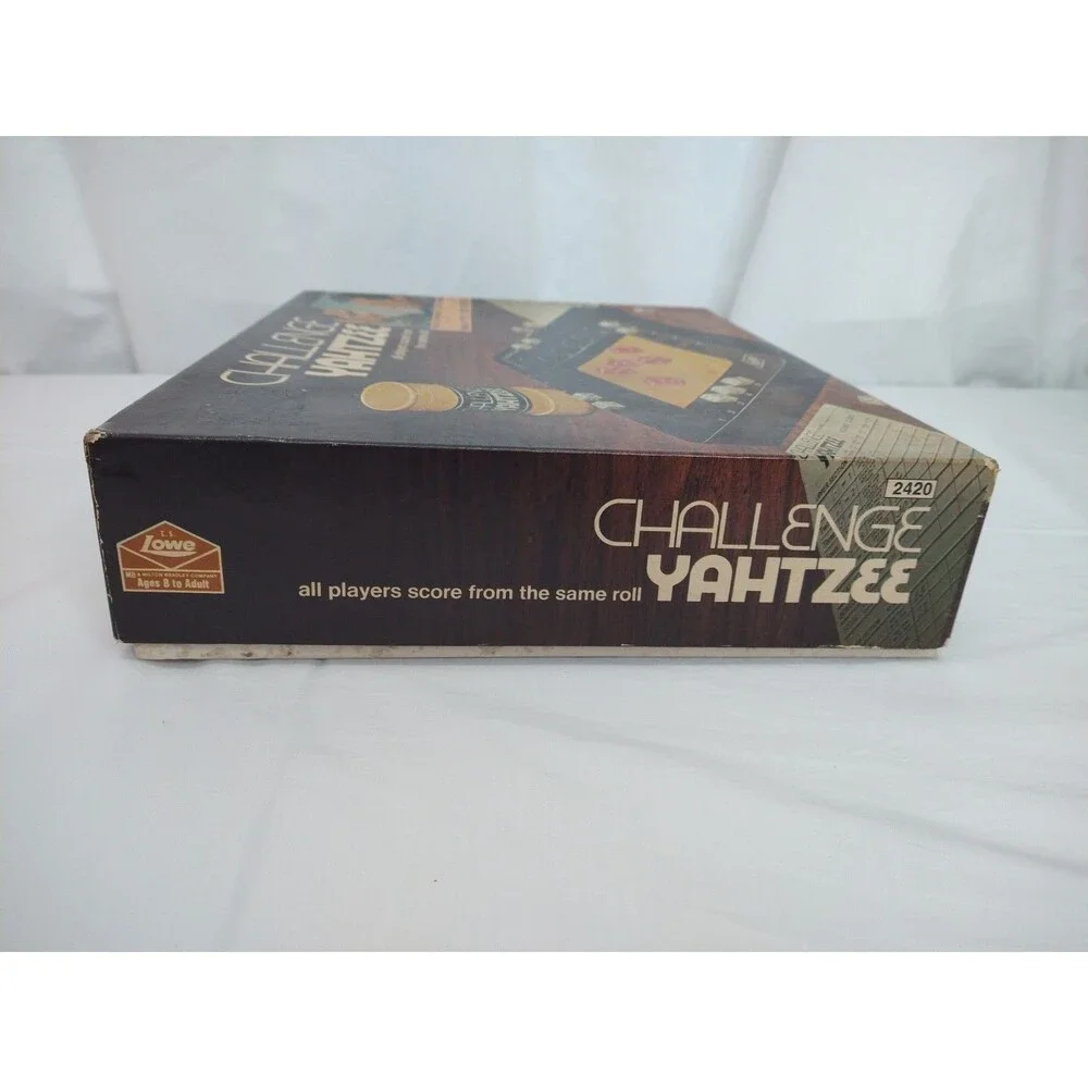 Vintage 1974 Challenge YAHTZEE Board Dice Family Game Odd Couple